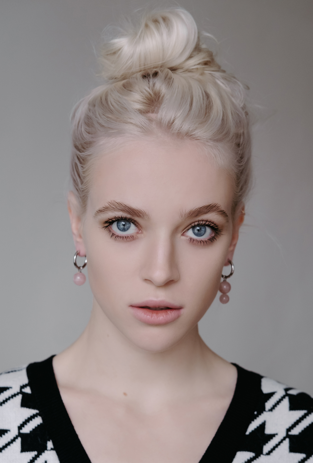 Серьги Nomad из розового кварца