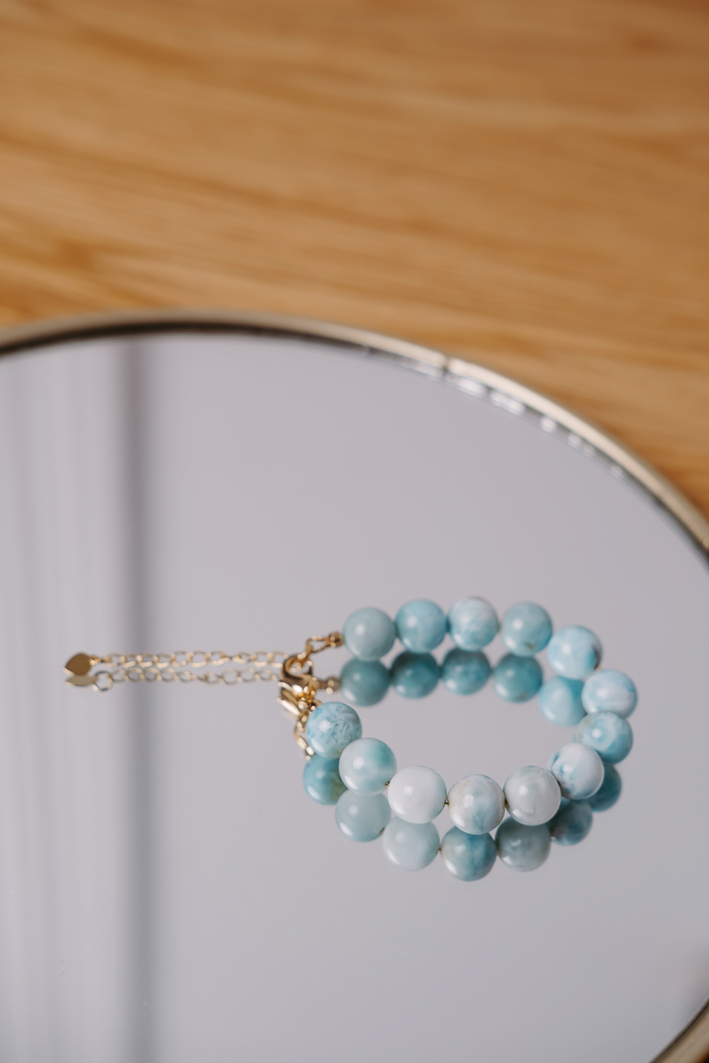 Браслет Mono gold из ларимара