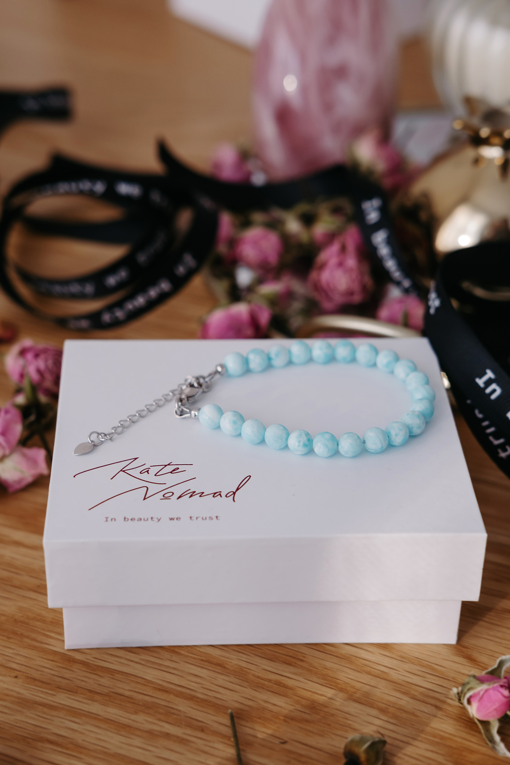 Браслет Mono silver из ларимара