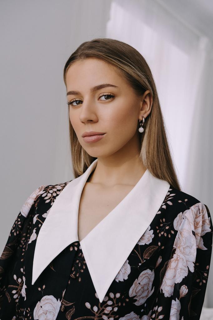 Серьги Mono silver из беломорита