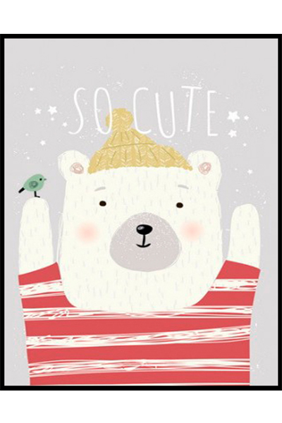 Постер Мишка so cute