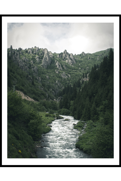 Постер Горная речка