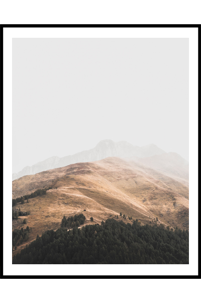 Постер  Осенние холмы