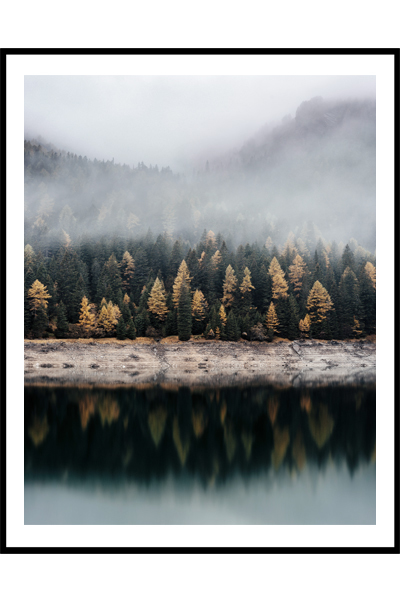 Постер Отражение в озере