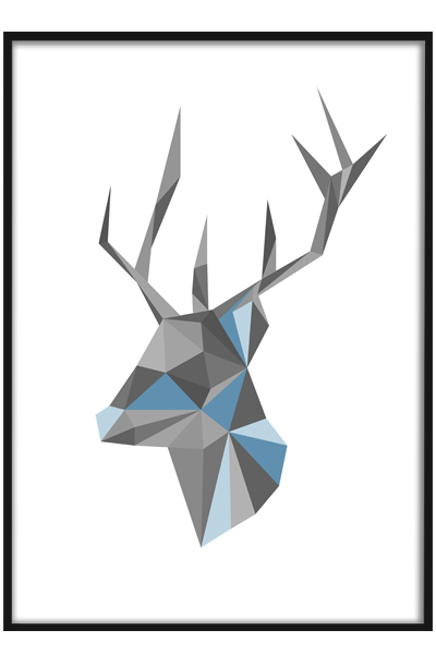 Постер  Изумрудный олень