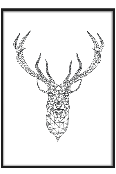 Постер Олень