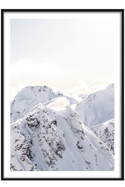 Постер Снежные горы