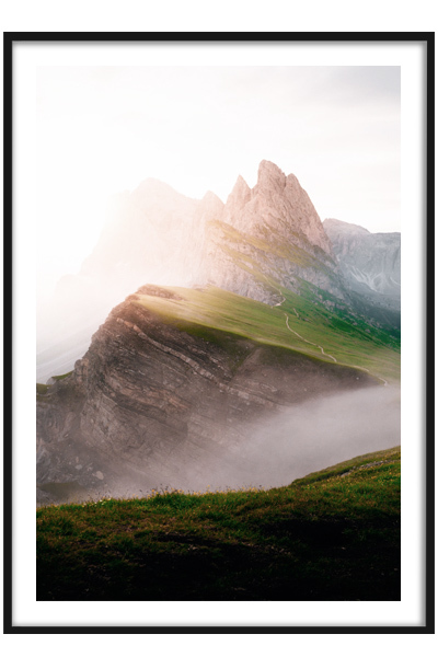 Постер Зеленый холм