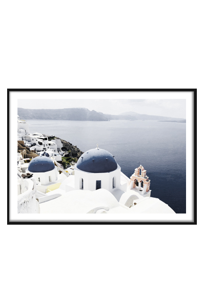 Постер  Купола Санторини