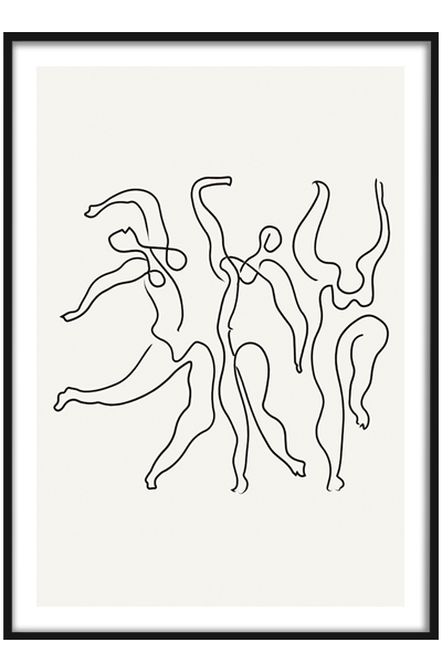 Постер Трое танцуют, Picasso