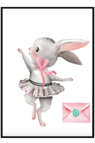 Постер Зайка балерина