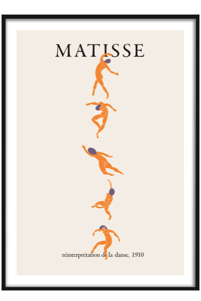 Постер  Matisse, reinterpretation de la danse