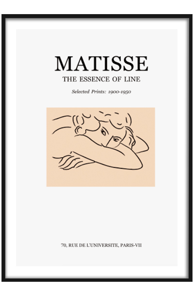 Постер  Matisse, The essence of line