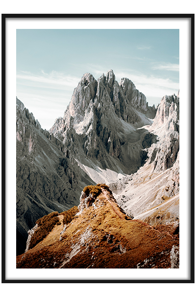 Постер  Вид на скалы