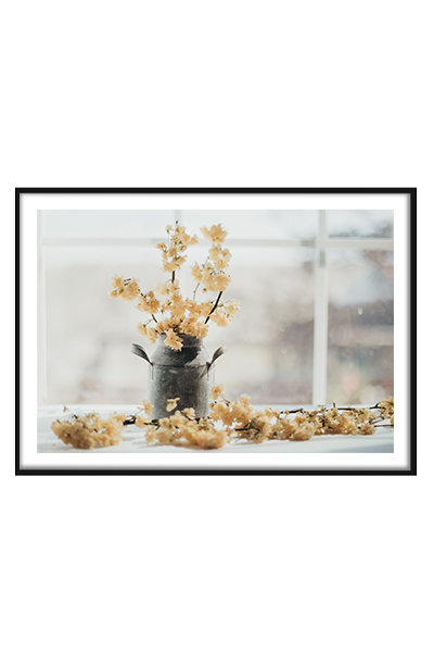 Постер  Цветы в бидоне