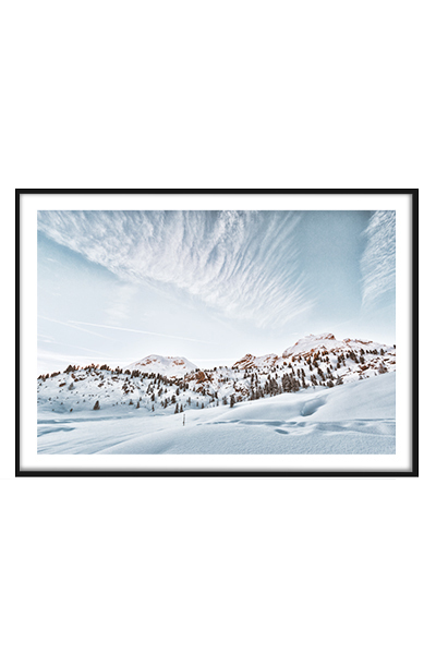 Постер Снежное поле