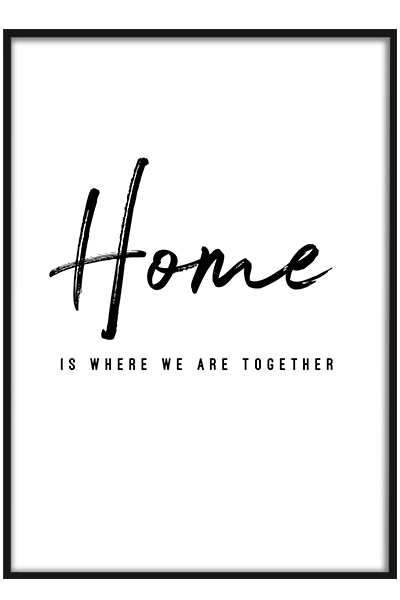 Постер Home