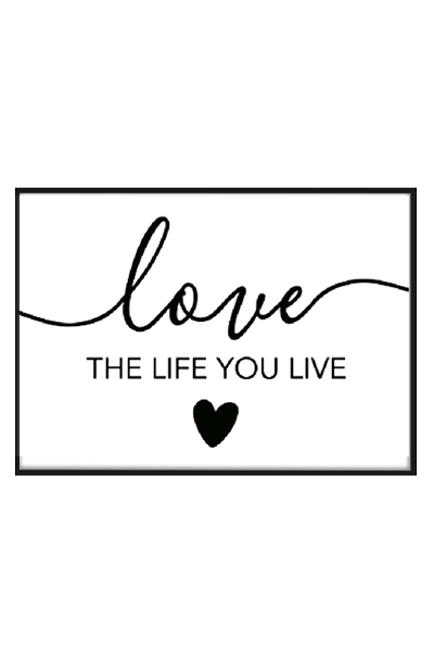 Постер LOVE THE LIFE