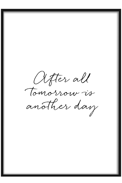 Постер  After all tomorrow