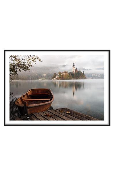 Постер  Лодка у причала 2