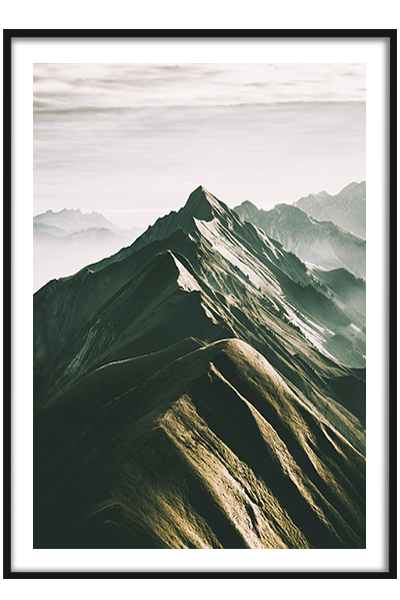 Постер Зеленая скала