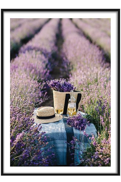 Постер Пикник на лавандовом поле