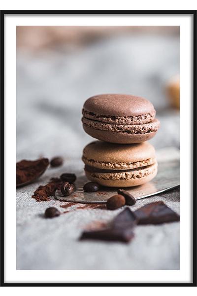 Постер Шоколадные макаруны