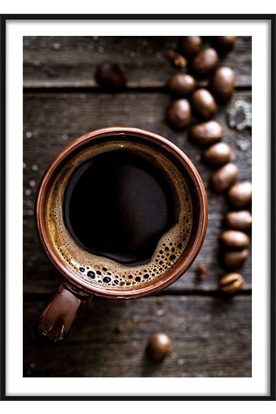 Постер Чашечка ароматного кофе