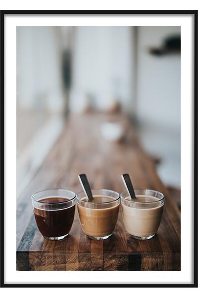 Постер Кофейное трио