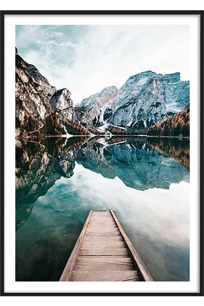 Постер СПУСК В ГОРНОЕ ОЗЕРО