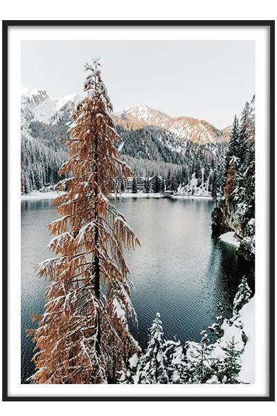 Постер ЗИМНЕЕ ОЗЕРО