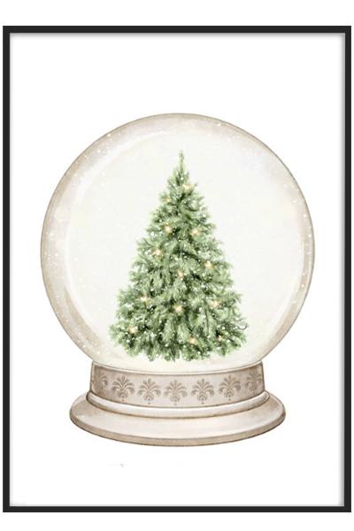 Постер НОВОГОДНИЙ ШАР