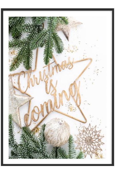 Постер  CHRISTMAS IS COMING