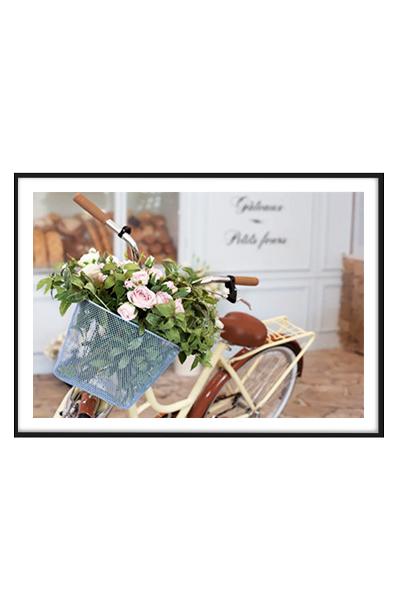 Постер ВЕЛОСИПЕД С ЦВЕТАМИ