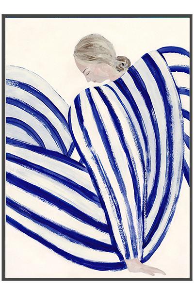 Постер Sofia Lind - Blue Stripe II