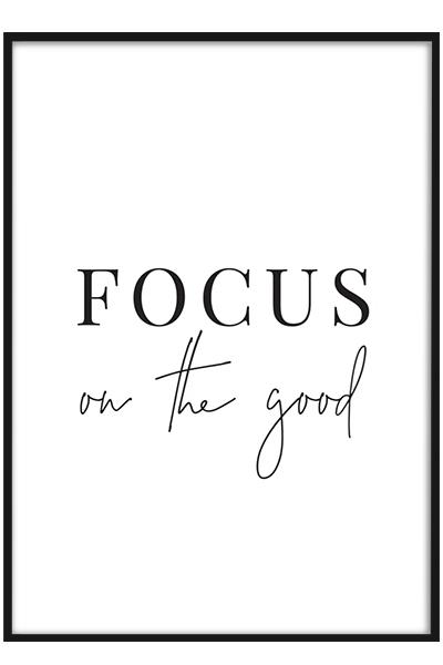 Постер FOCUS ON THE GOOD