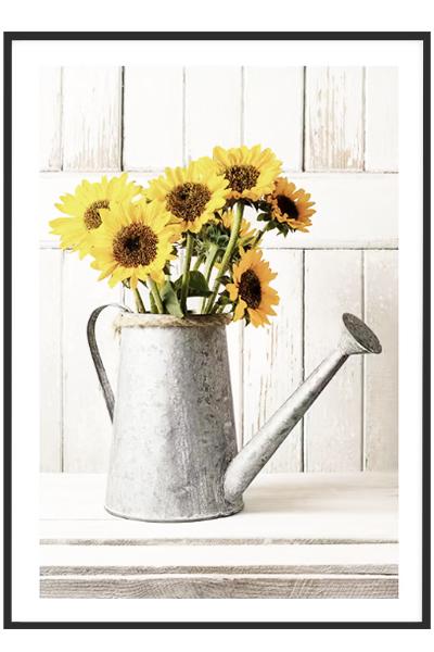 Постер ПОДСОЛНУХИ В ЛЕЙКЕ