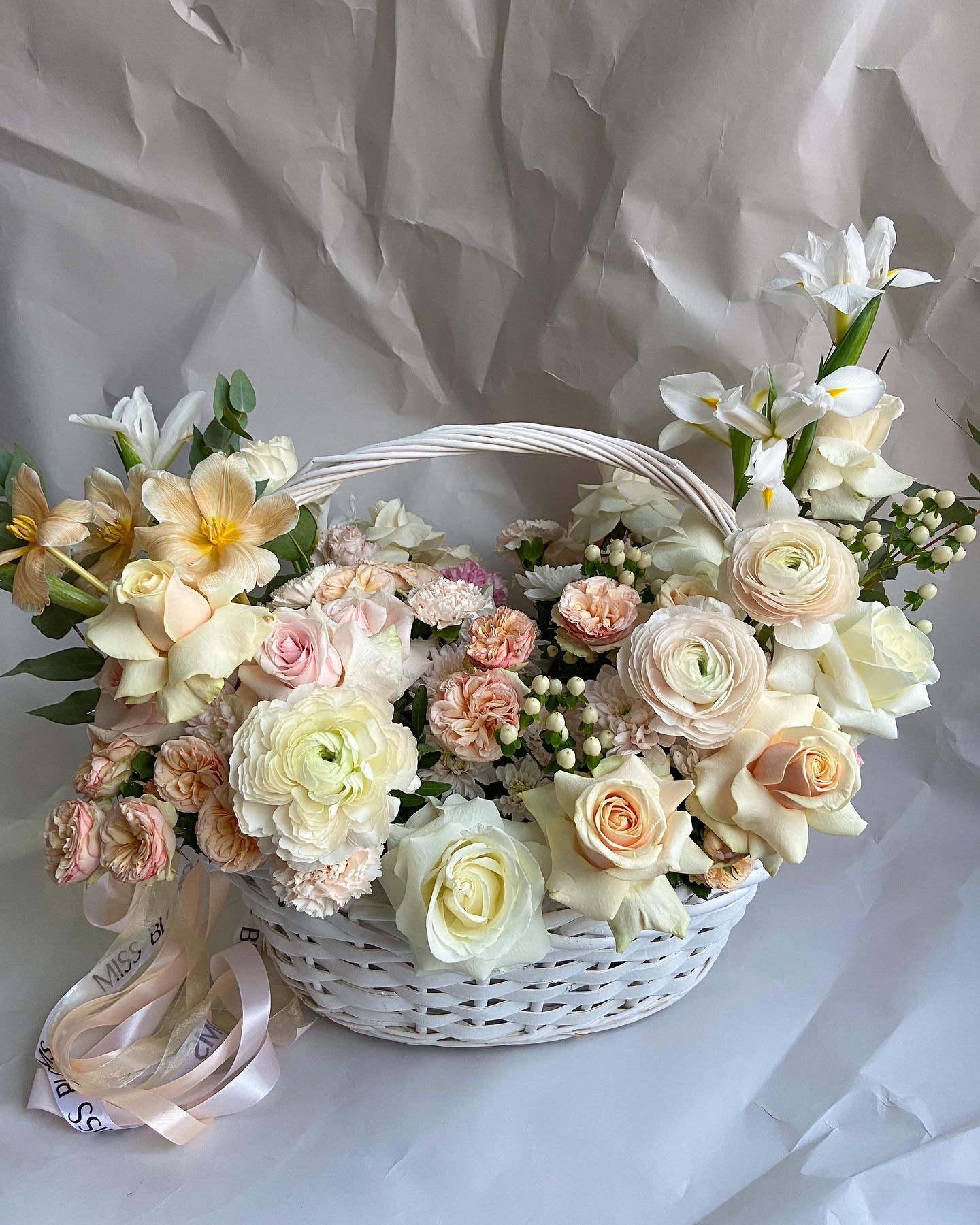 Авторская корзина цветов