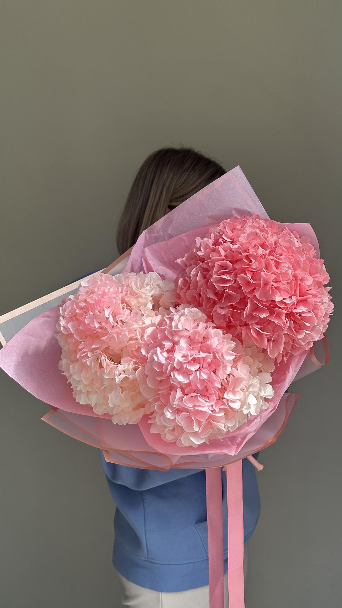 Букет из Стабилизированных  гортензий