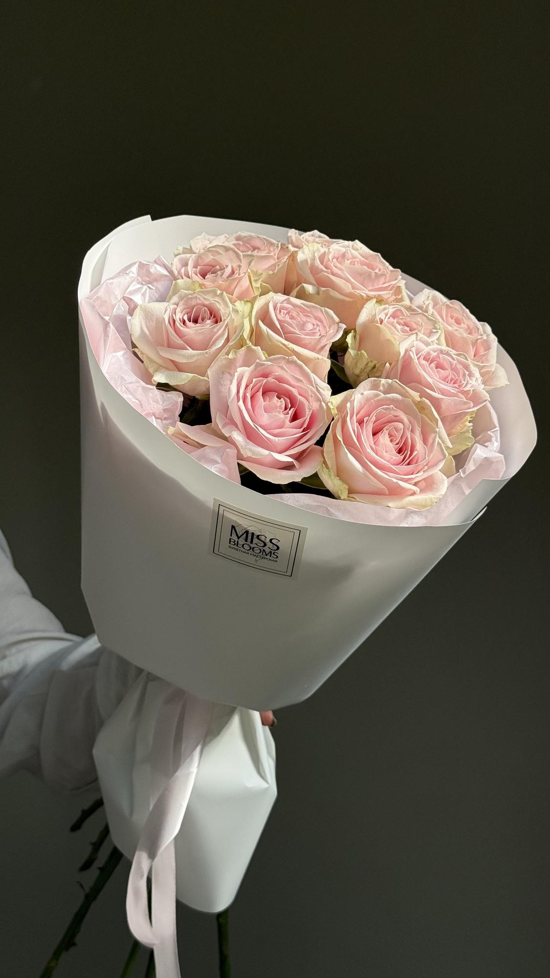 Букет из розовых роз «Pink»