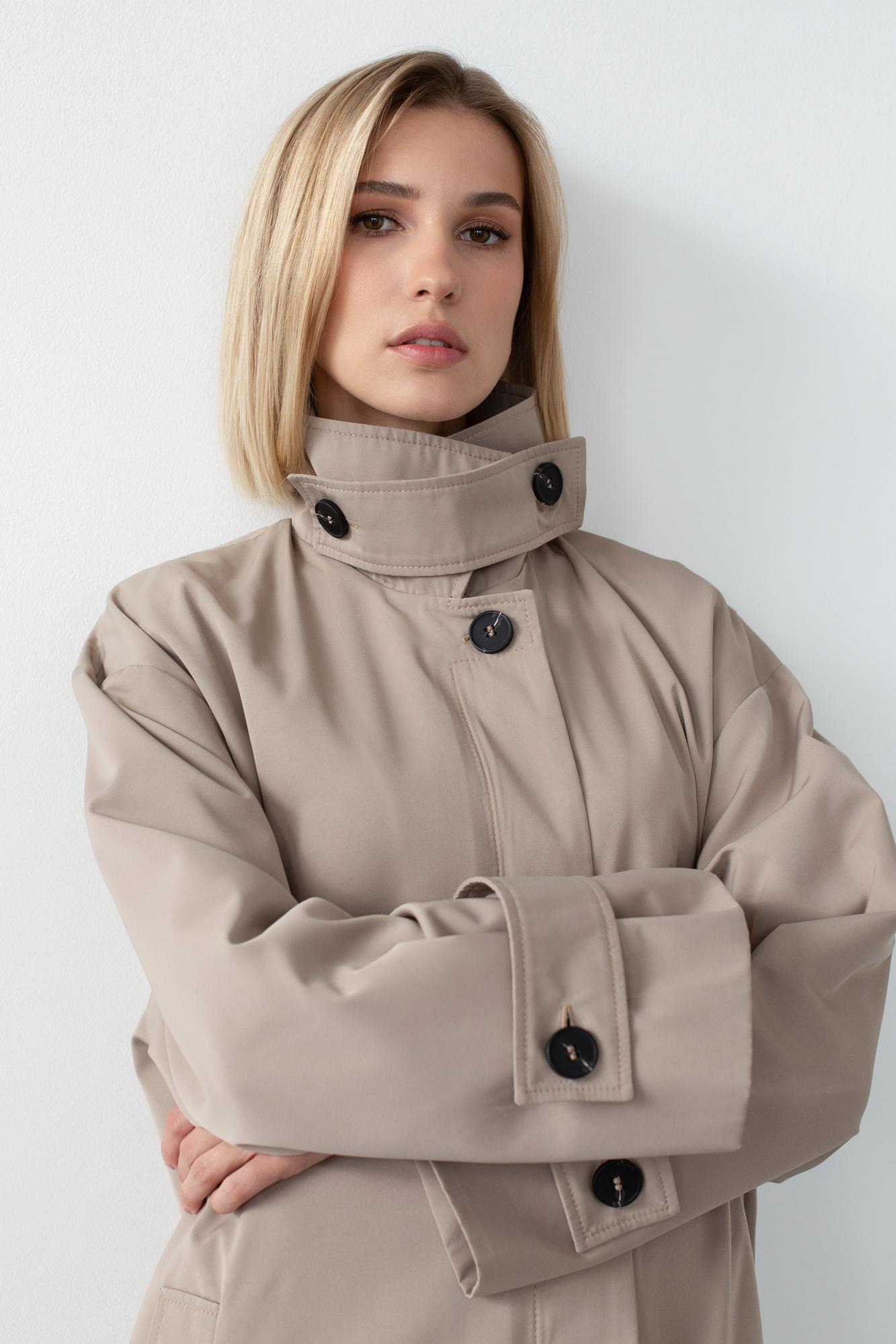 Тренч прямого кроя