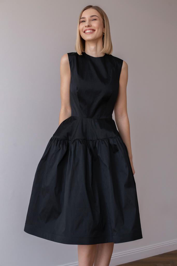 Платье Керри в черном цвете