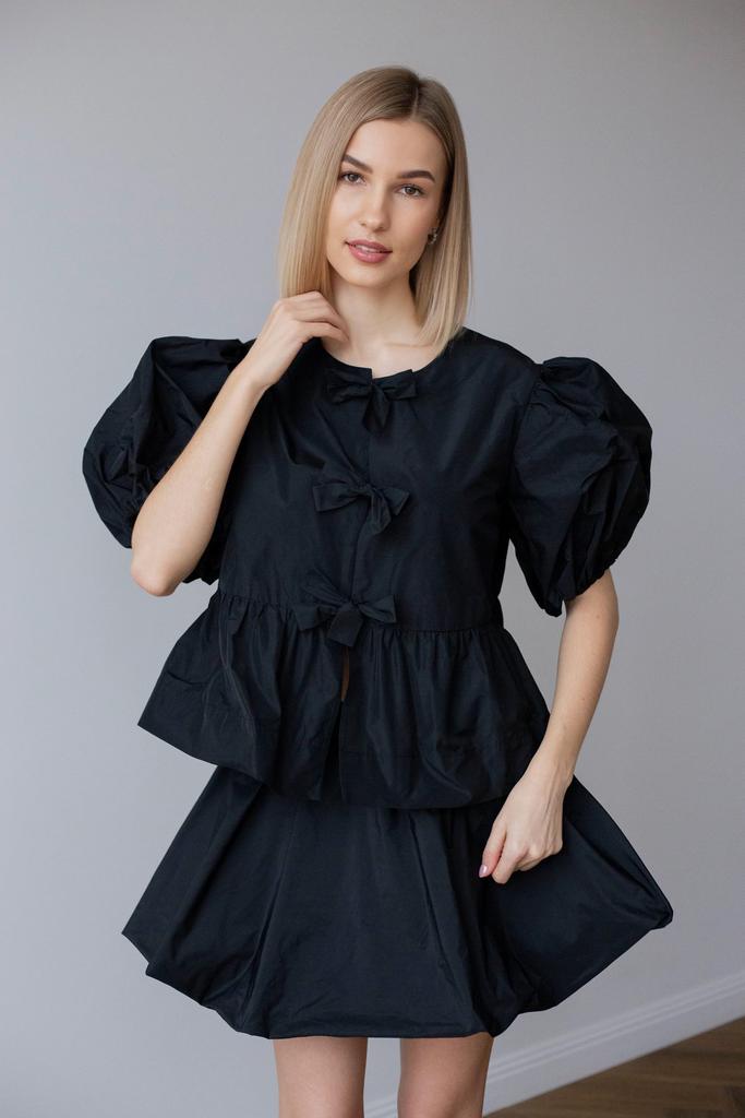 Топ с бантами