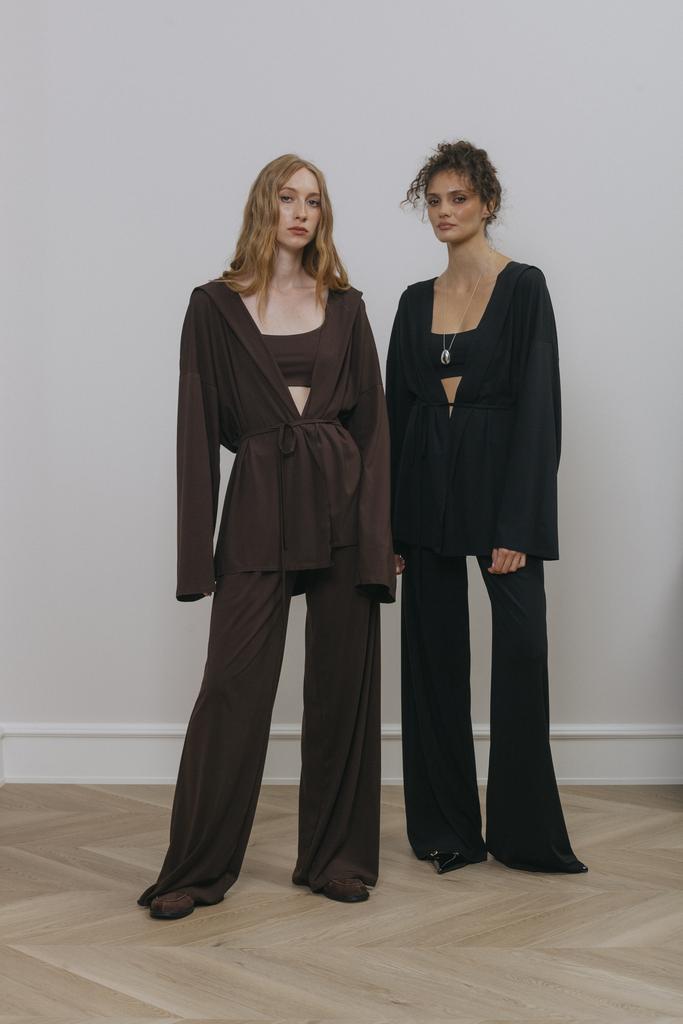 Костюм из тонкого джерси