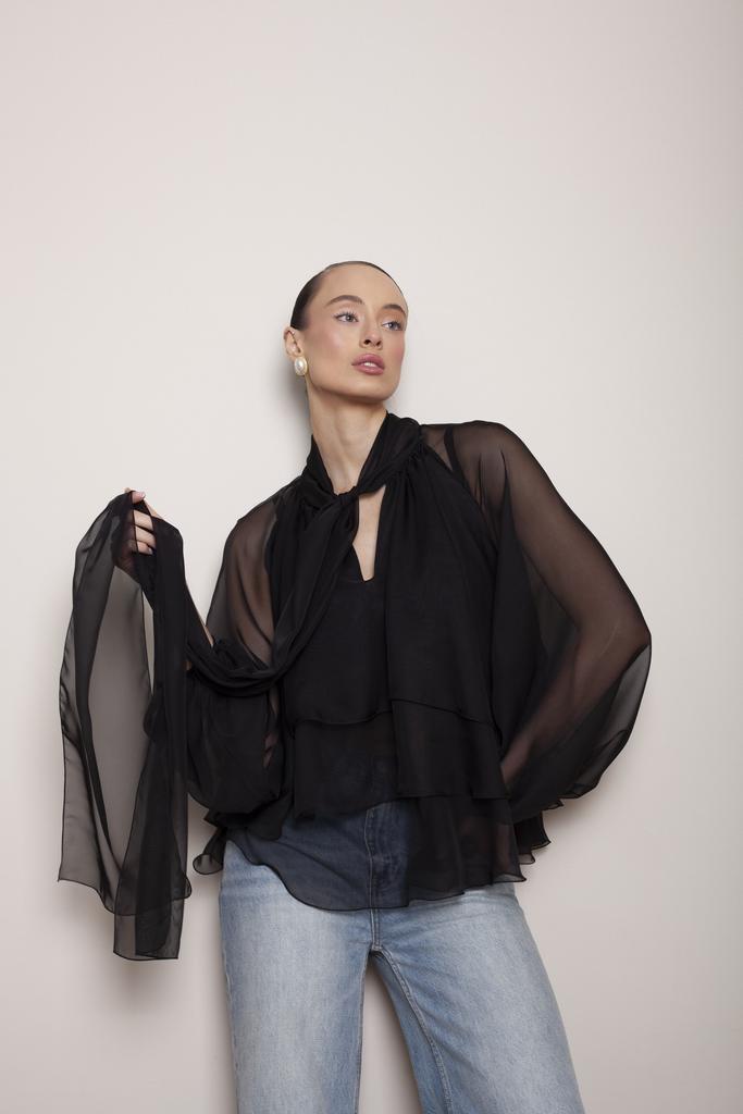 Блуза из шифона