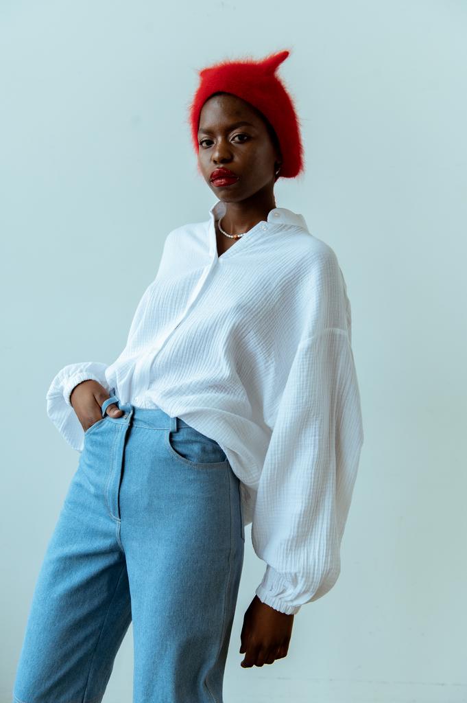 Рубашка объемная GIA из муслина