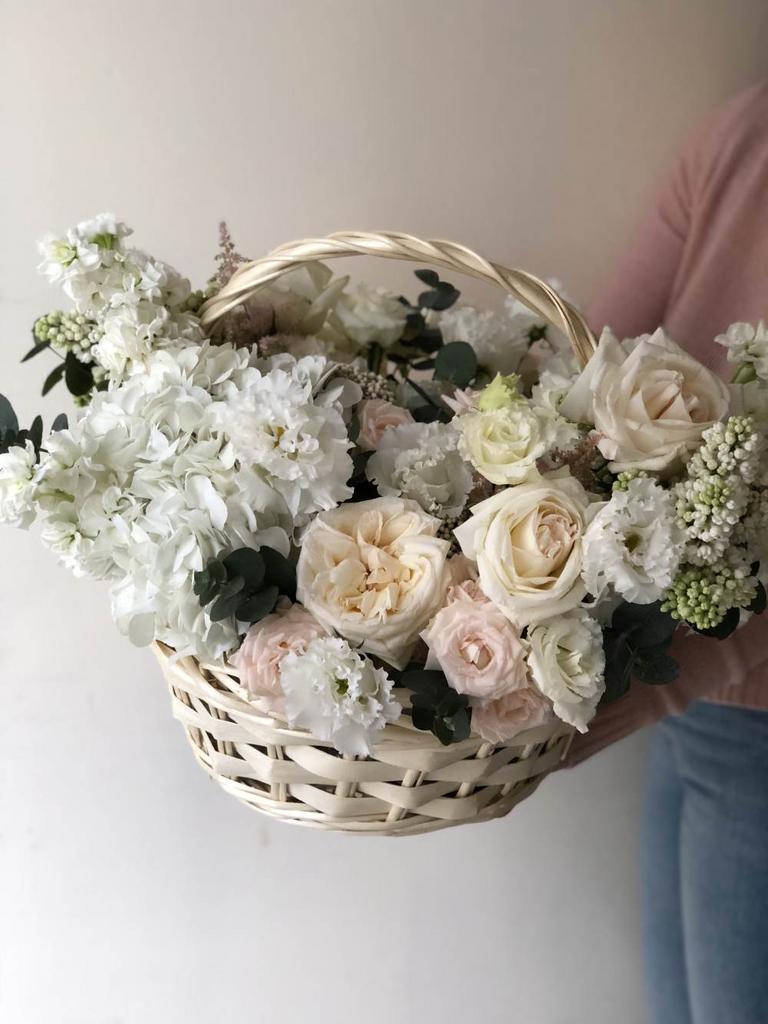 Корзина с розами... #128