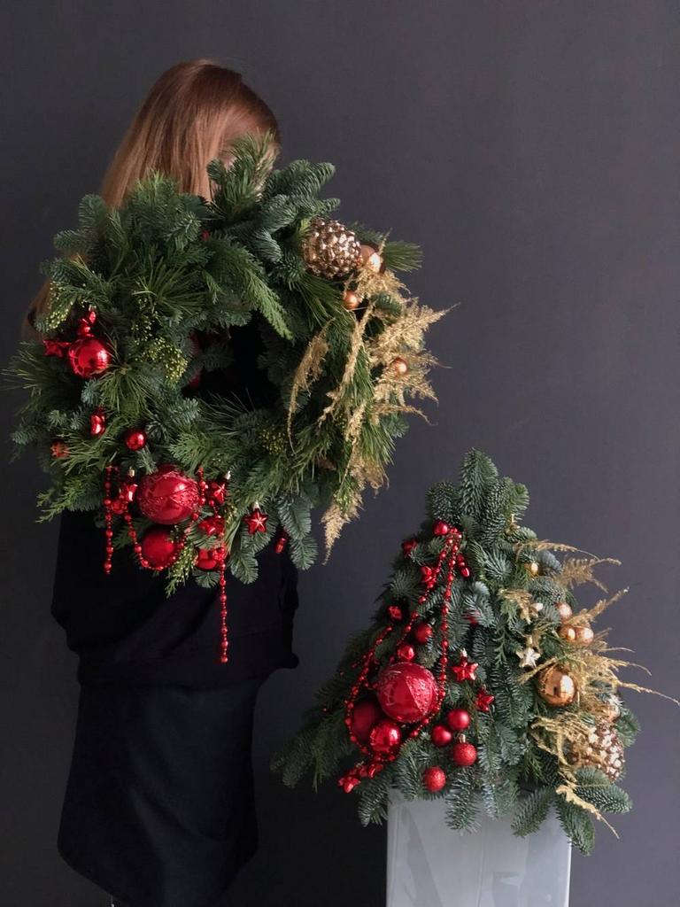 Ёлка и венок #165