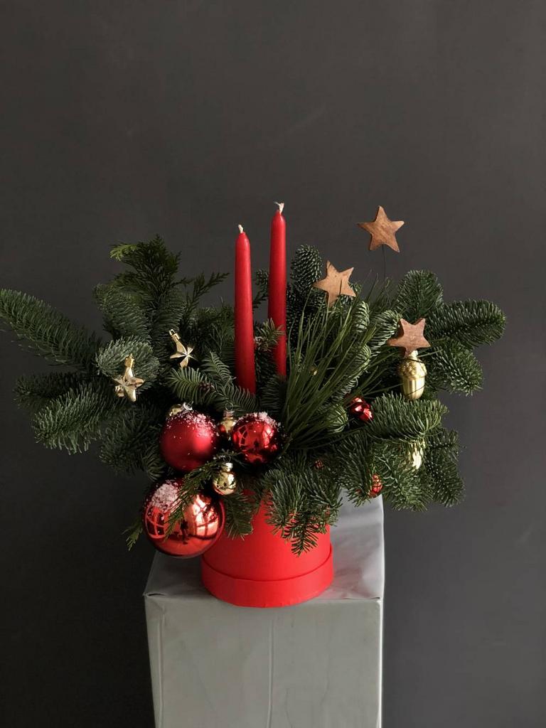Новогодняя композиция из датской ели #168