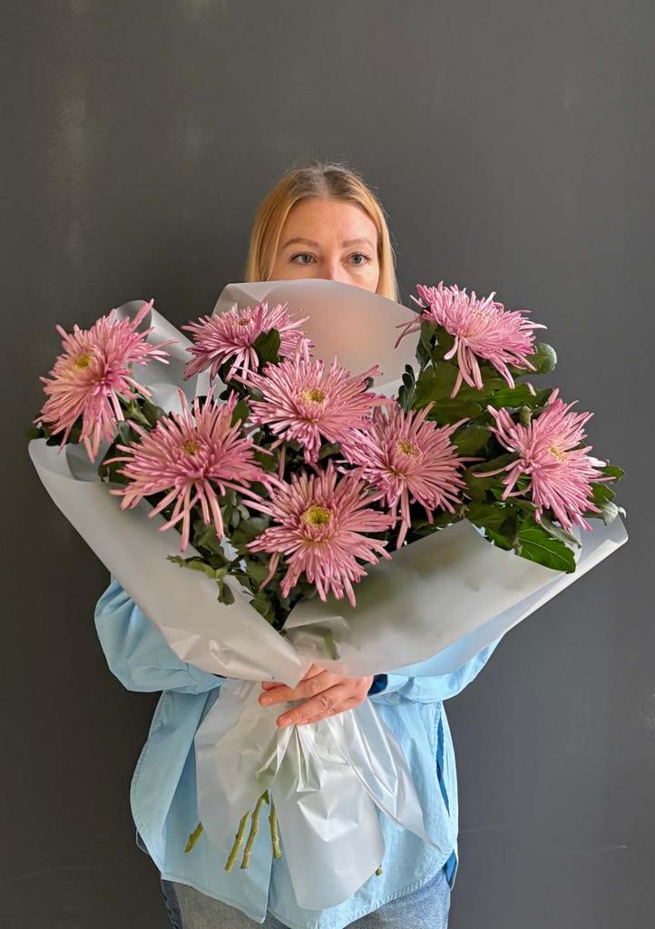 букет хризантема